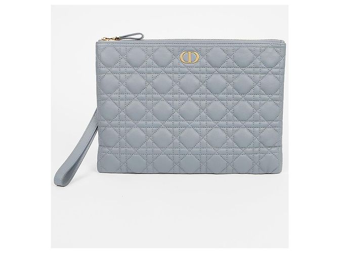 Dior Pouch Carlo Suppl Cannage Large Cloud Blue - vista 2