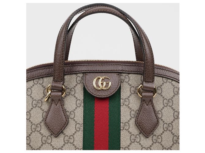 Gucci Ophidia Medium GG Canvas Top Handle Tote Bag Brown - Ansicht 3