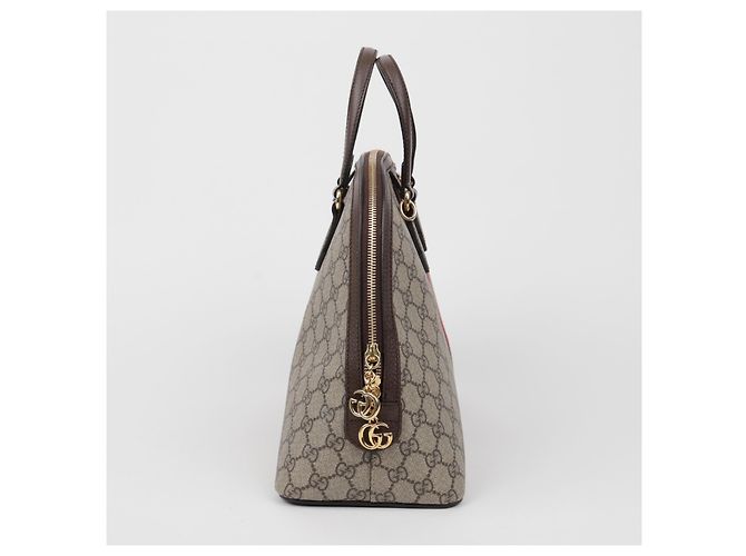 Gucci Ophidia Medium GG Canvas Top Handle Tote Bag Brown - Ansicht 6