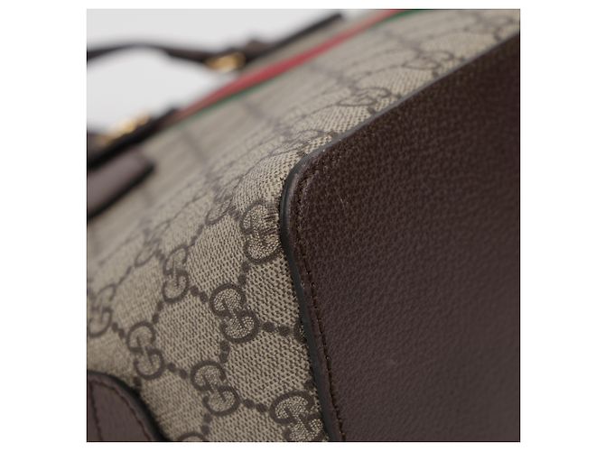 Gucci Ophidia Medium GG Canvas Top Handle Tote Bag Brown - Ansicht 8