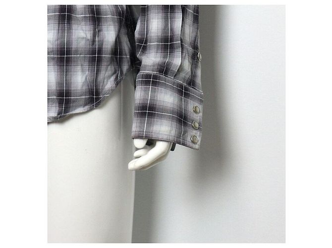 Tom Ford Wool Check Button Shirt for Men - view 3