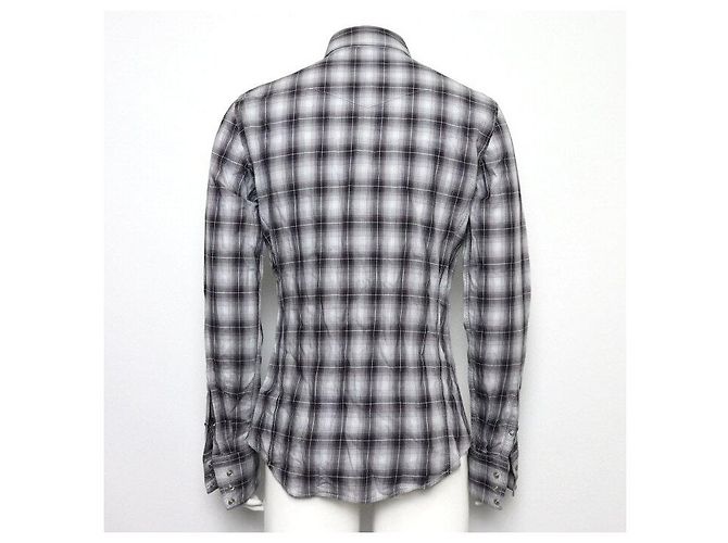 Tom Ford Wool Check Button Shirt for Men - view 4