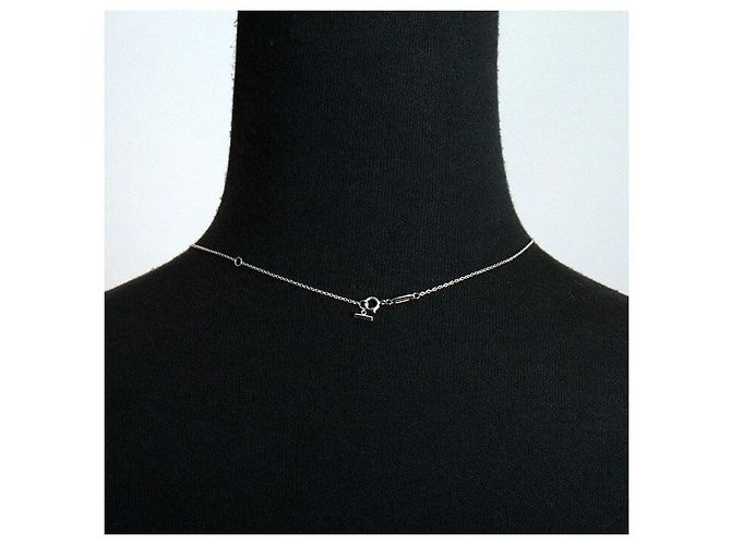 Tiffany & Co Collana con pendente Large Smile in oro bianco - vista 5