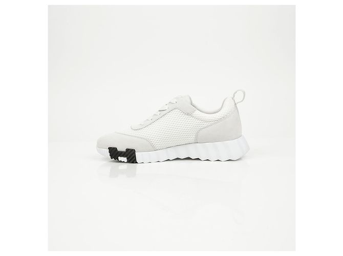 Hermès Bouncing Donna White Brown - vista 8