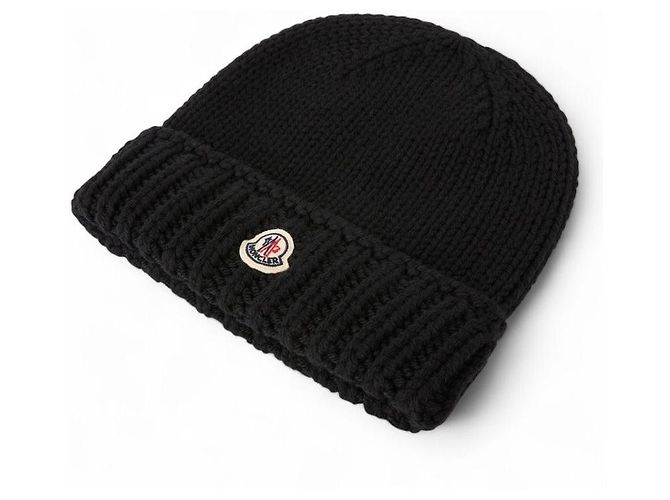 Moncler Strickmütze Schwarz - Ansicht 4