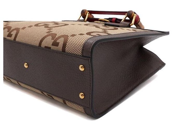 Gucci Borsa a mano e a tracolla Diana GG Bamboo Small - vista 7