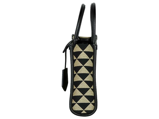 Prada Borsa Tote e Crossbody in tessuto jacquard Symbol - vista 2