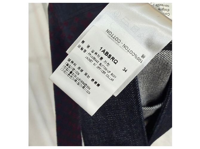 Louis Vuitton Samt Denim Jacke Blau - Ansicht 6