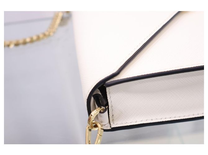 Prada Borsa a tracolla in pelle Saffiano - vista 10