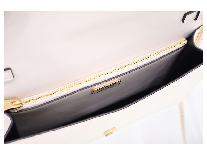 Prada Borsa a tracolla in pelle Saffiano - vista 14