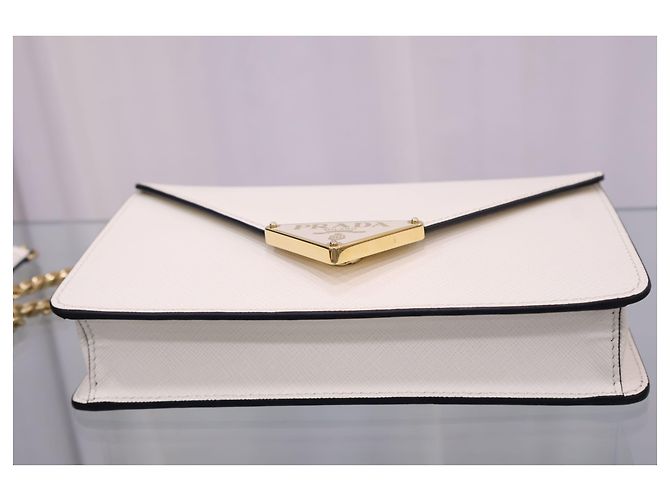 Prada Borsa a tracolla in pelle Saffiano - vista 6