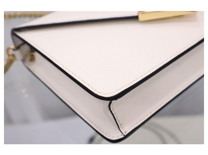 Prada Borsa a tracolla in pelle Saffiano - vista 9