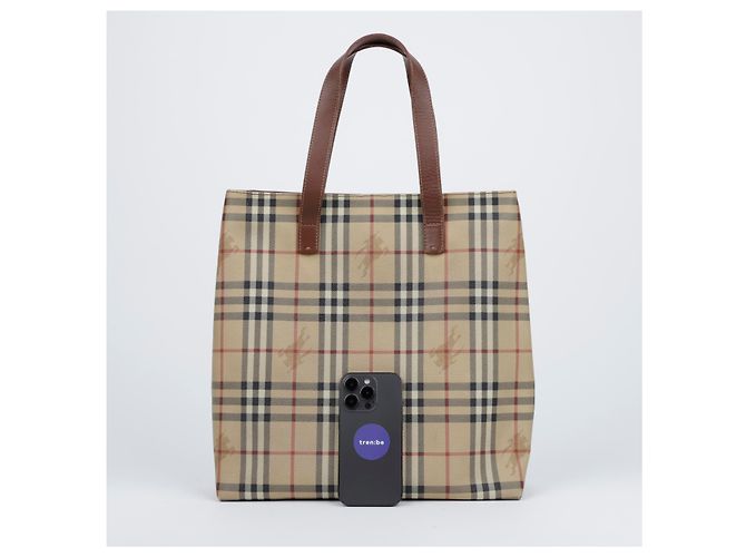 Burberry Borsa Tote Haymarket Check - vista 18