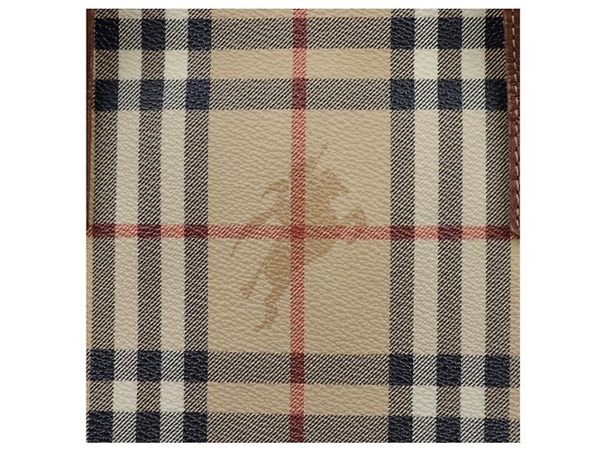Burberry Borsa Tote Haymarket Check - vista 2