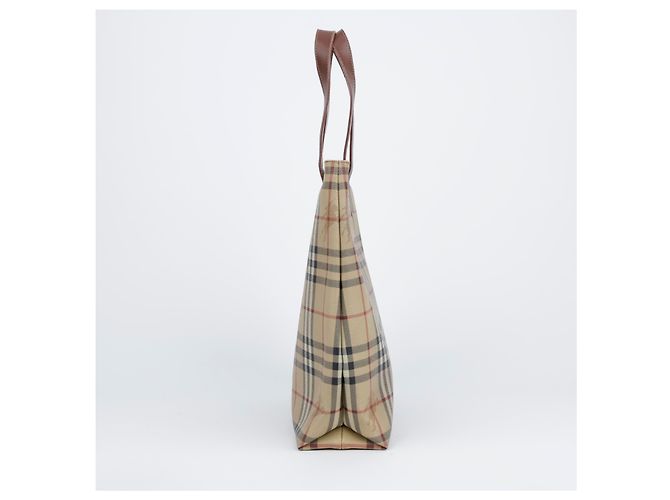 Burberry Borsa Tote Haymarket Check - vista 5