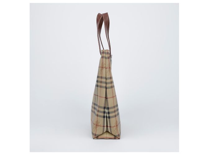 Burberry Borsa Tote Haymarket Check - vista 6