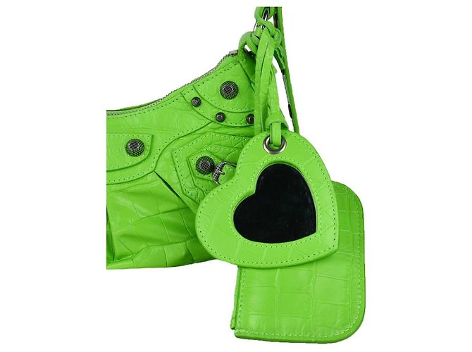 Balenciaga Borsa a tracolla Le Cagole in pelle di vitello embossed - vista 5