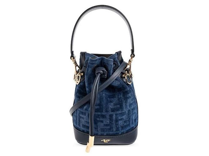 Fendi Mon Tresor Denim Mini Bag - vista 2