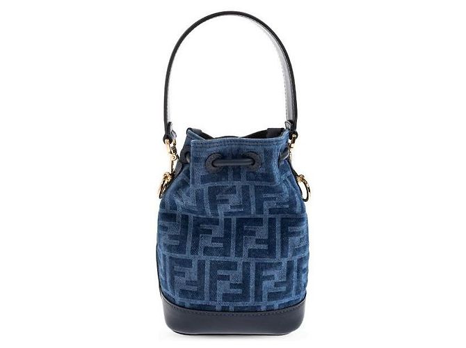 Fendi Mon Tresor Denim Mini Bag - vista 3