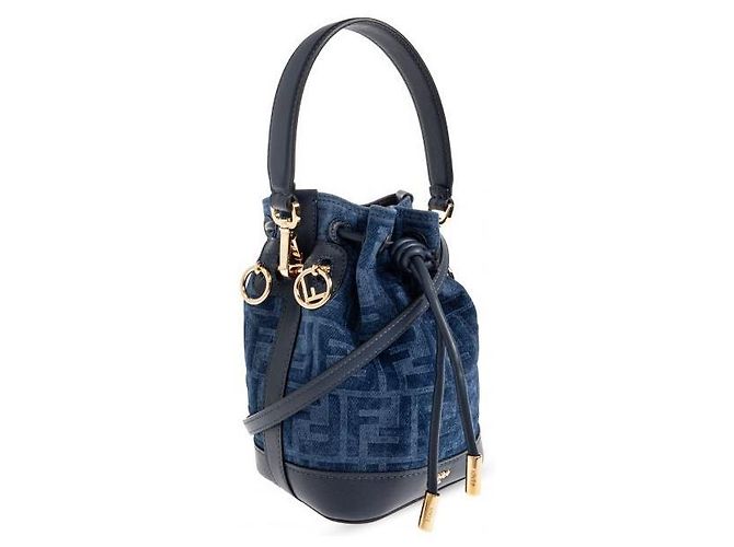 Fendi Mon Tresor Denim Mini Bag - vista 4
