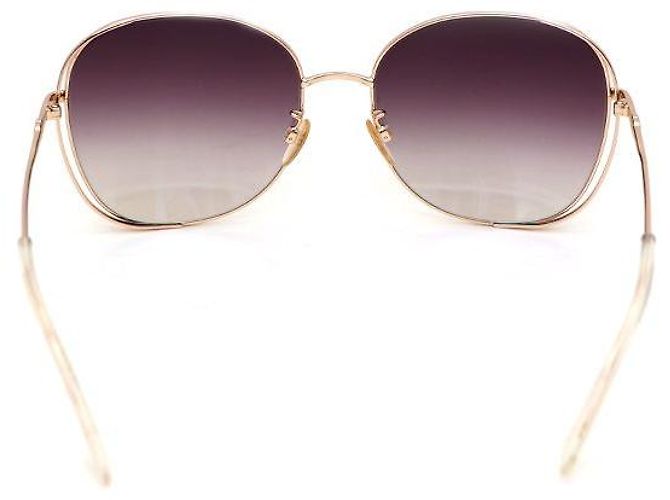 Balenciaga Gafas de sol con montura dorada - vista 4