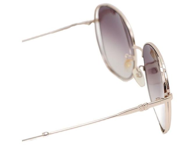Balenciaga Gafas de sol con montura dorada - vista 5