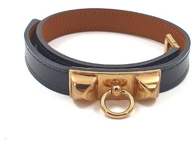 Bracciale Hermès Médor Strap Nero - vista 2