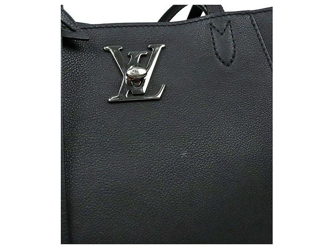 Louis Vuitton Borsa a spalla Rockme Cabas in pelle nera - vista 10