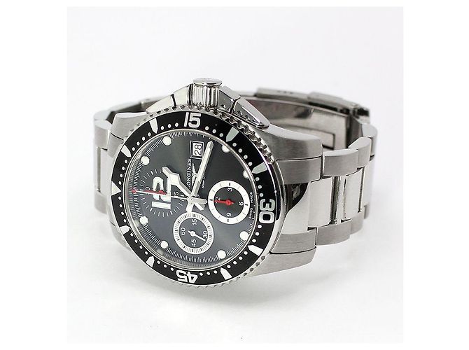 Longines Relógio automático em aço Hydro Conquest Chronograph - vista 2