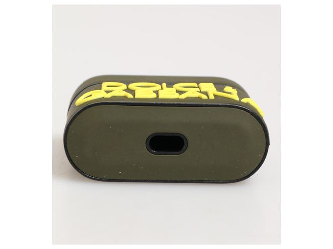 Dolce & Gabbana Army Green Rubber Logo Embossed Accessory Airpods Case - Ansicht 4