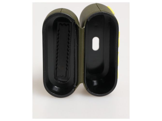 Dolce & Gabbana Army Green Rubber Logo Embossed Accessory Airpods Case - Ansicht 5