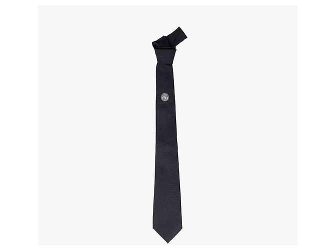 Versace Cravatta in seta da uomo Medusa Jacquard - vista 8