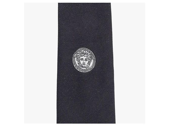 Versace Cravatta in seta da uomo Medusa Jacquard - vista 9