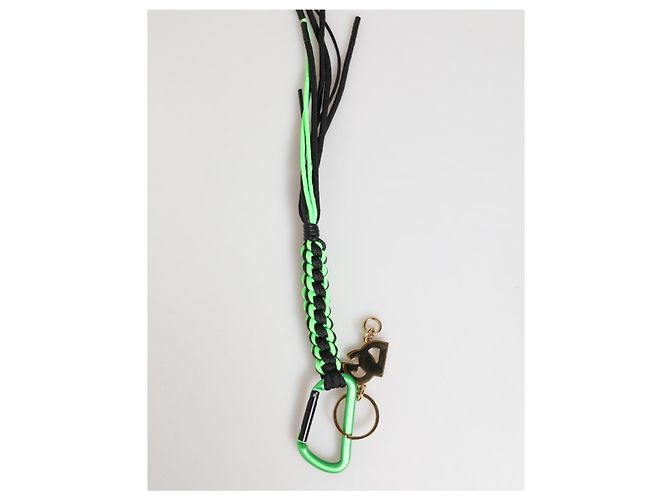 Dolce & Gabbana Multicolor Polyester Tape String DG Logo Keychain Keyring - view 5