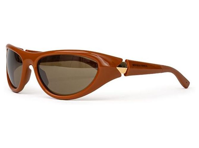 Bottega Veneta Gafas de sol de acetato marrón - vista 2