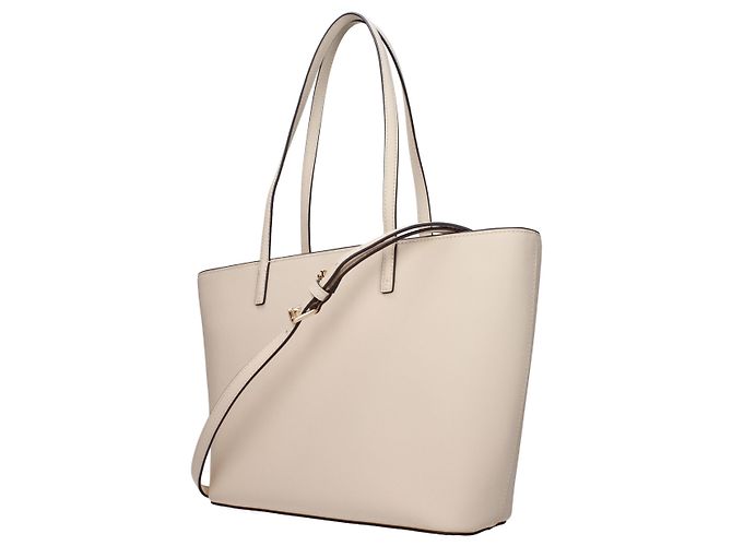Tory Burch Borsa a tracolla in pelle beige - vista 2
