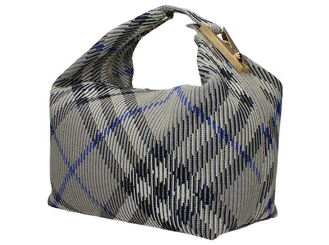 Burberry Borsa in poliammide verde - vista 2