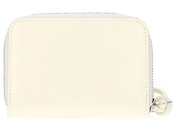 Jil Sander Münzbeutel aus Leder Beige - Ansicht 2