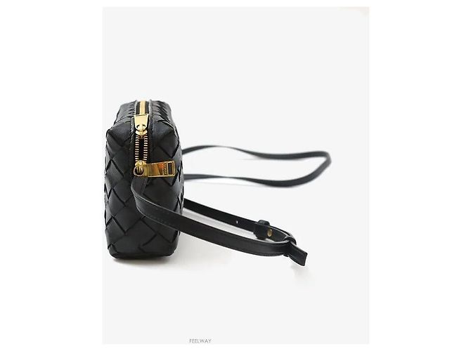 Bottega Veneta Borsa a tracolla Intrecciato Nera - vista 2