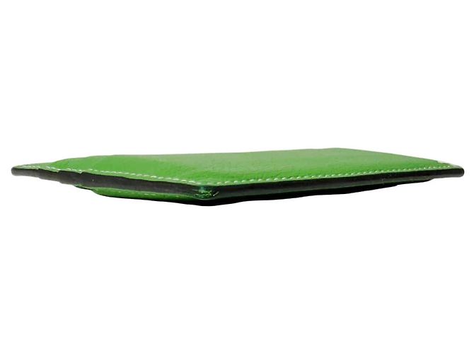 Hermès Celiere Logo Twill Kartenetui Vert Yucca Green - Ansicht 4