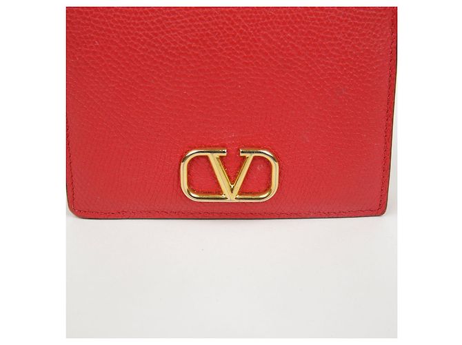 Valentino Carteira Compacta Logo Vermelha - vista 2