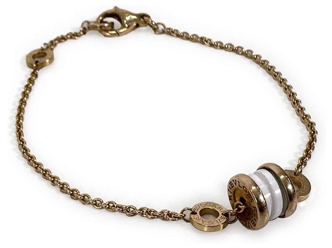 Bulgari Bracciale in ceramica Oro rosa Bianco - vista 2