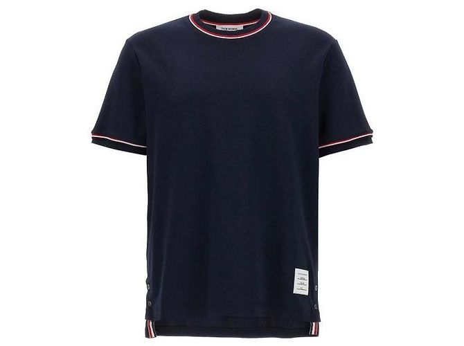 Thom Browne Baumwoll-Milano Streifen-T-Shirt - Ansicht 2