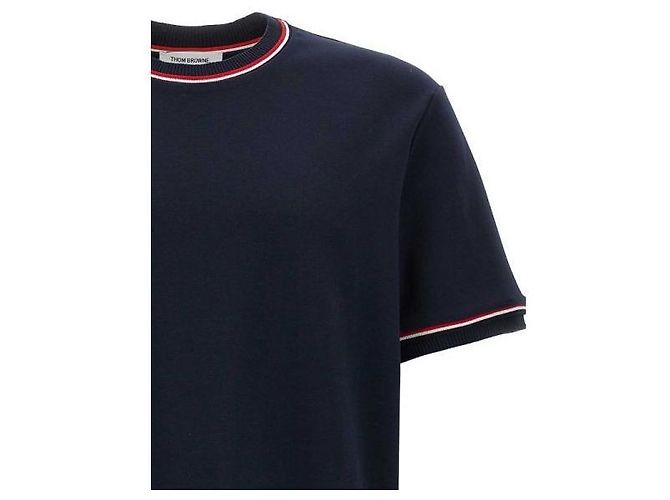 Thom Browne Baumwoll-Milano Streifen-T-Shirt - Ansicht 4