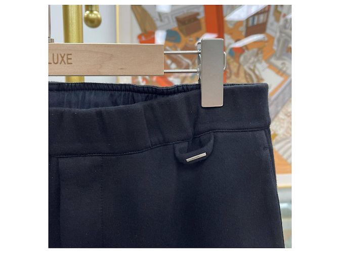 Louis Vuitton Embroidered Wool Blend Pants Black - view 3
