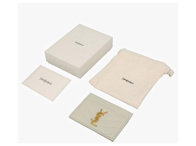 Autre Marque Tarjetero acolchado Cassandra Monogram para mujer - vista 10