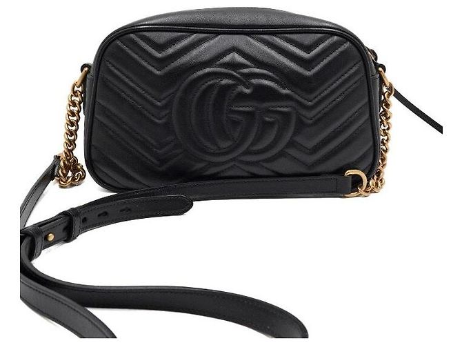 Gucci Pequena mala de ombro e crossbody matelassé com corrente - vista 4