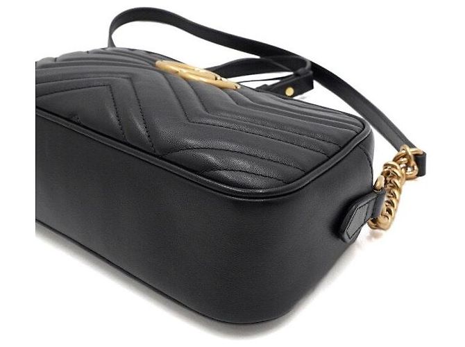 Gucci Pequena mala de ombro e crossbody matelassé com corrente - vista 8