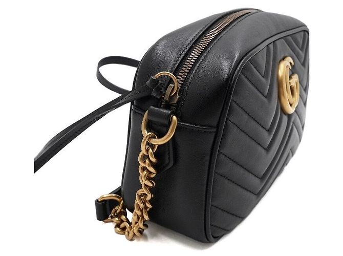 Gucci Pequena mala de ombro e crossbody matelassé com corrente - vista 9