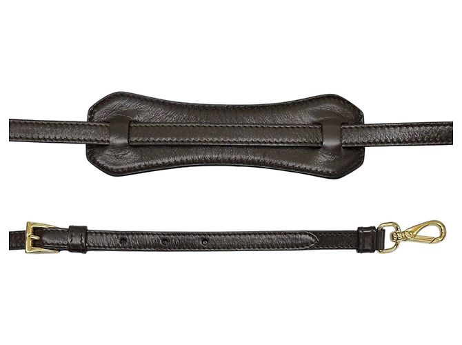 Prada Mini Tote Bag aus braunem Leder - Ansicht 10